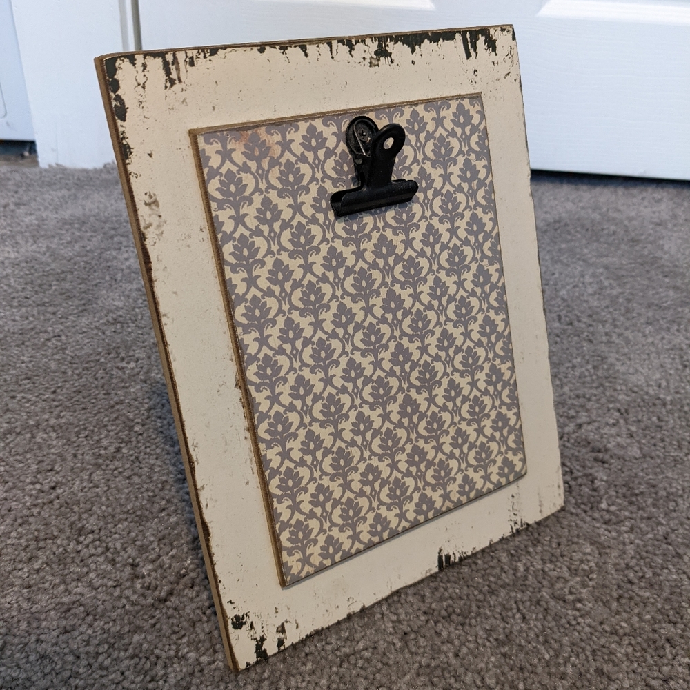 Rustic Photo Clip Frame